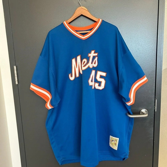 Mitchell and Ness Mets 45 Pedro Martinez XXL jersey in good used condition - Picture 4 of 12